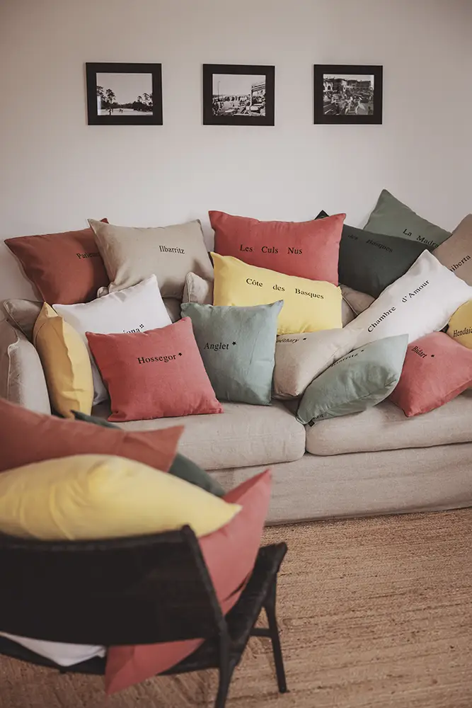 accueil - galerie 2 Coussin en lin Big 55x110